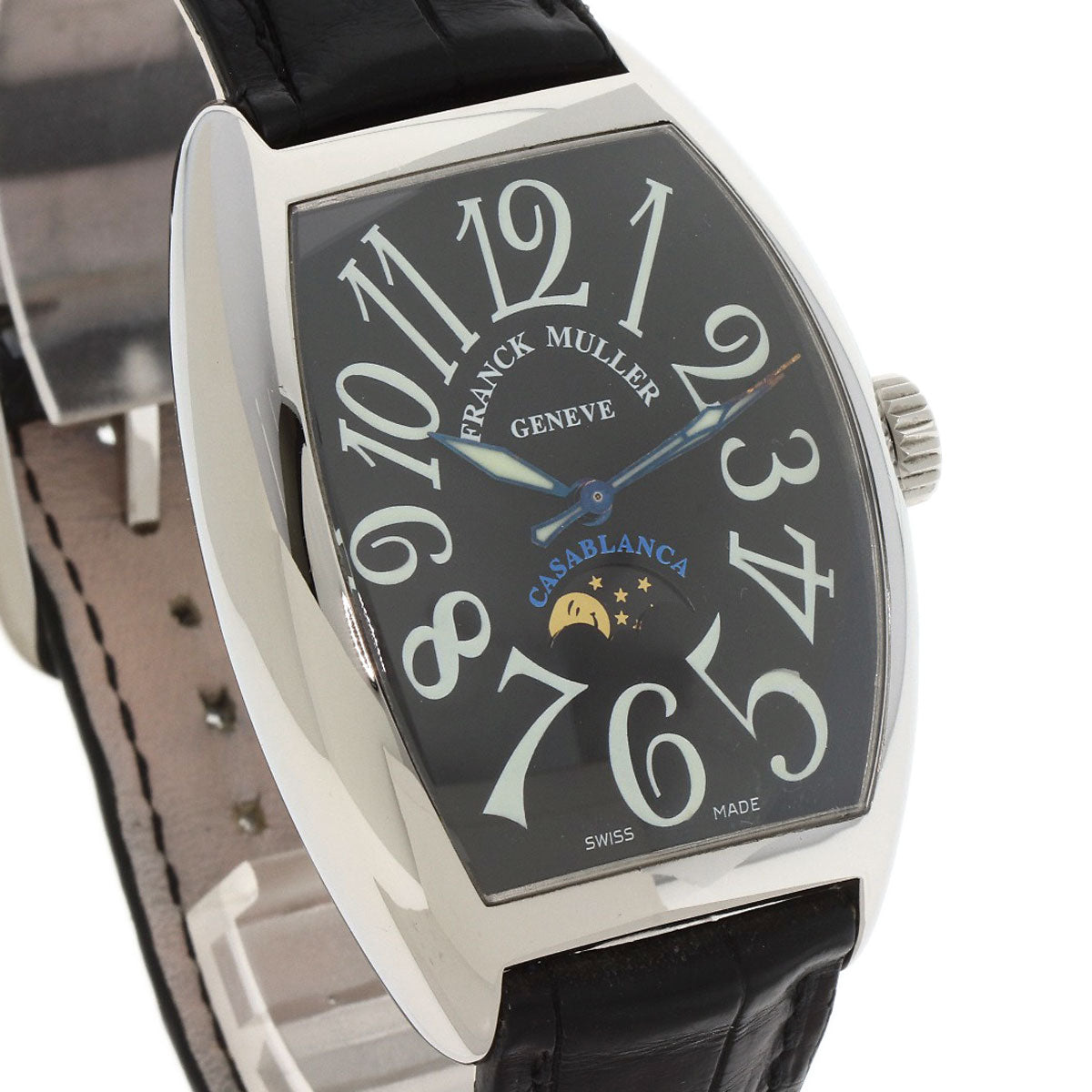 FRANCK MULLER フランクミュラー 7880CL カサブランカ ルナ 腕時計 SS メンズ 中古