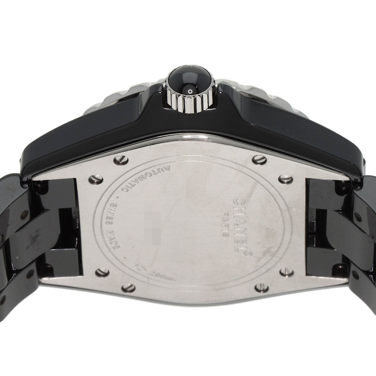 CHANEL シャネル H1757 J12 38mm 12P・センター ダイヤモンド 腕時計 セラミック メンズ 中古