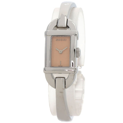 GUCCI グッチ 6800L スクエアフェイス 腕時計 SS レディース 中古