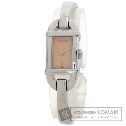 GUCCI グッチ 6800L スクエアフェイス 腕時計 SS レディース 中古