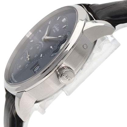 GLASHUTTE ORIGINAL グラスヒュッテ・オリジナル 1-90-02-46-32-30 パノマティックルナ ブルー 腕時計 SS メンズ 中古
