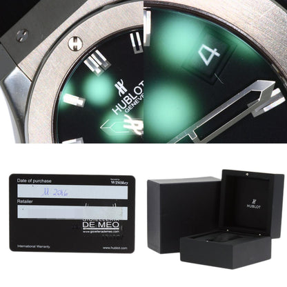 HUBLOT ウブロ 581.NX.1170.RX クラシックフュージョン 腕時計 チタン レディース 中古