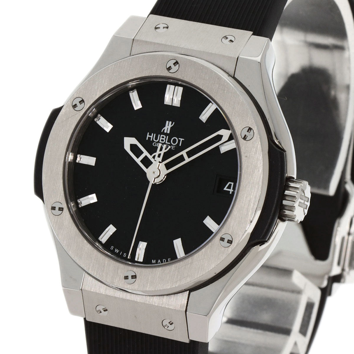 HUBLOT ウブロ 581.NX.1170.RX クラシックフュージョン 腕時計 チタン レディース 中古
