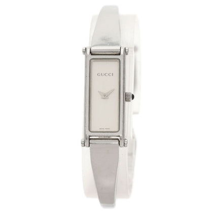 GUCCI グッチ 1500L スクエアフェイス 腕時計 SS レディース 中古