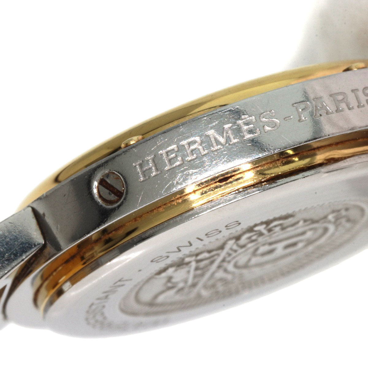 HERMES エルメス クリッパー 腕時計 SS レディース 中古