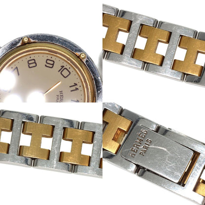 HERMES エルメス クリッパー 腕時計 SS レディース 中古