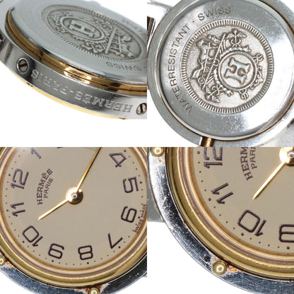 HERMES エルメス クリッパー 腕時計 SS レディース 中古