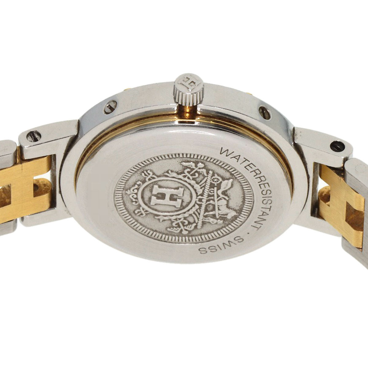 HERMES エルメス クリッパー 腕時計 SS レディース 中古