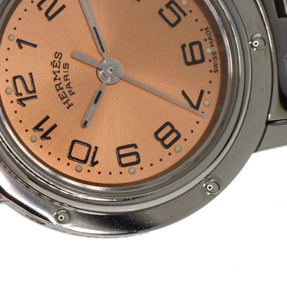 HERMES エルメス CL4.210 クリッパー 腕時計 SS レディース 中古