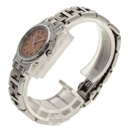 HERMES エルメス CL4.210 クリッパー 腕時計 SS レディース 中古