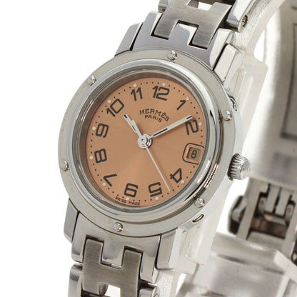 HERMES エルメス CL4.210 クリッパー 腕時計 SS レディース 中古