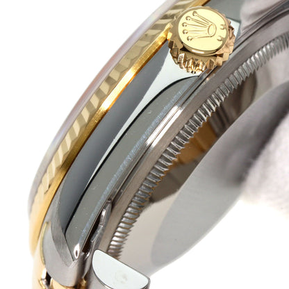 ROLEX ロレックス 16233G デイトジャスト 10P ダイヤモンド ブルーグラデーション 腕時計 SS メンズ 中古