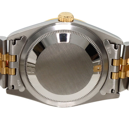 ROLEX ロレックス 16233G デイトジャスト 10P ダイヤモンド ブルーグラデーション 腕時計 SS メンズ 中古