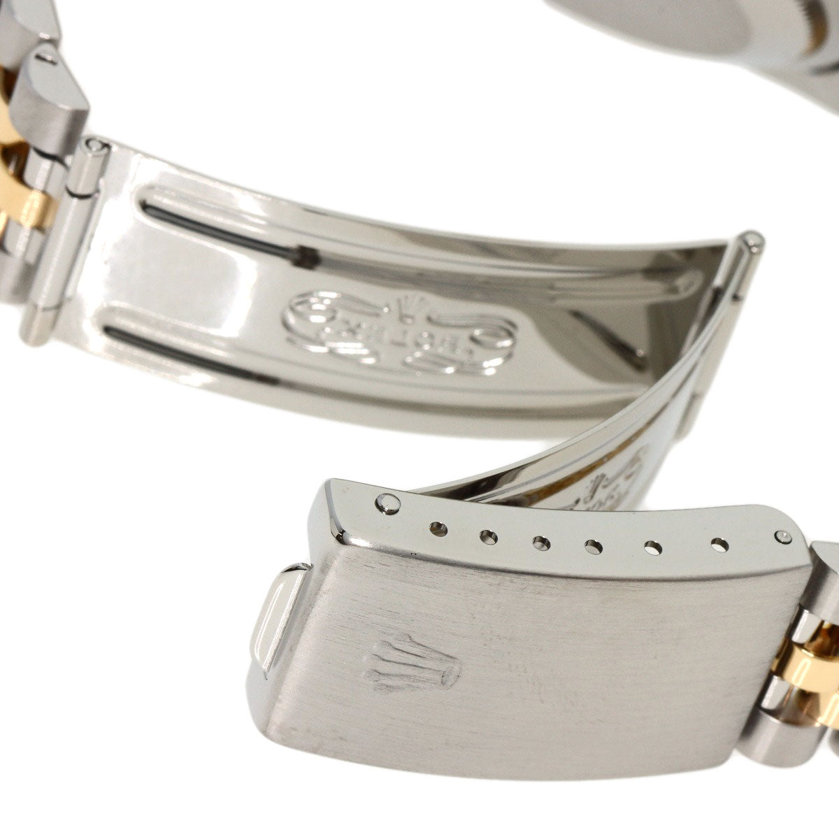 ROLEX ロレックス 16233G デイトジャスト 10P ダイヤモンド ブルーグラデーション 腕時計 SS メンズ 中古