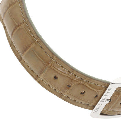 LOUIS VUITTON ルイヴィトン Q1322 タンブール クロノグラフ 腕時計 SS メンズ 中古