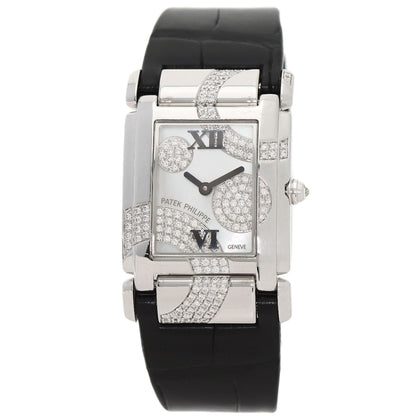PATEK PHILIPPE パテックフィリップ 4914G Twenty-4 ダイヤモンド 腕時計 K18WG レディース 中古