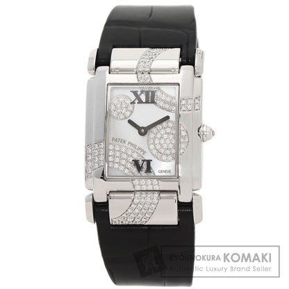 PATEK PHILIPPE パテックフィリップ 4914G Twenty-4 ダイヤモンド 腕時計 K18WG レディース 中古