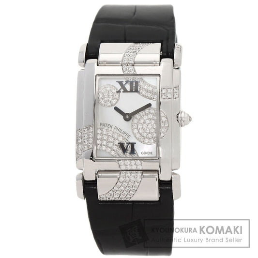 PATEK PHILIPPE パテックフィリップ 4914G Twenty-4 ダイヤモンド 腕時計 K18WG レディース 中古