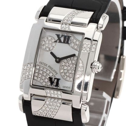 PATEK PHILIPPE パテックフィリップ 4914G Twenty-4 ダイヤモンド 腕時計 K18WG レディース 中古
