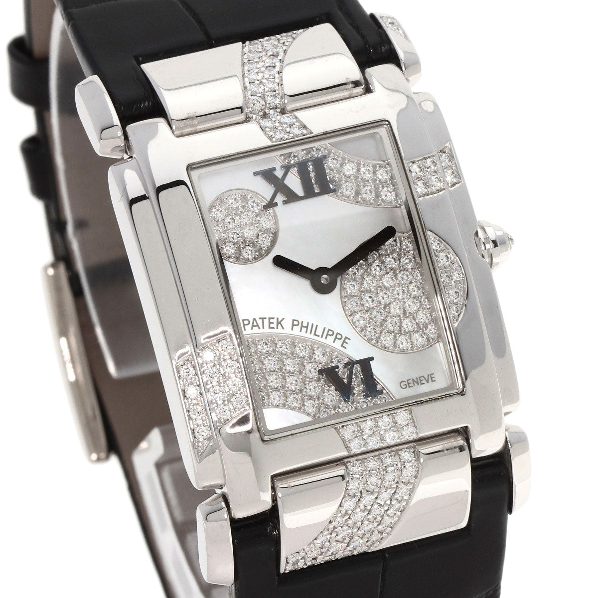 PATEK PHILIPPE パテックフィリップ 4914G Twenty-4 ダイヤモンド 腕時計 K18WG レディース 中古