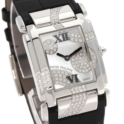 PATEK PHILIPPE パテックフィリップ 4914G Twenty-4 ダイヤモンド 腕時計 K18WG レディース 中古