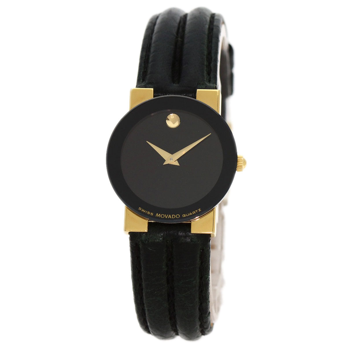Movado モバード 81.C1.827 ラウンドフェイス 腕時計 SS レディース 中古
