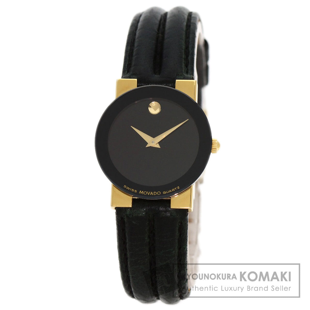 Movado モバード 81.C1.827 ラウンドフェイス 腕時計 SS レディース 中古