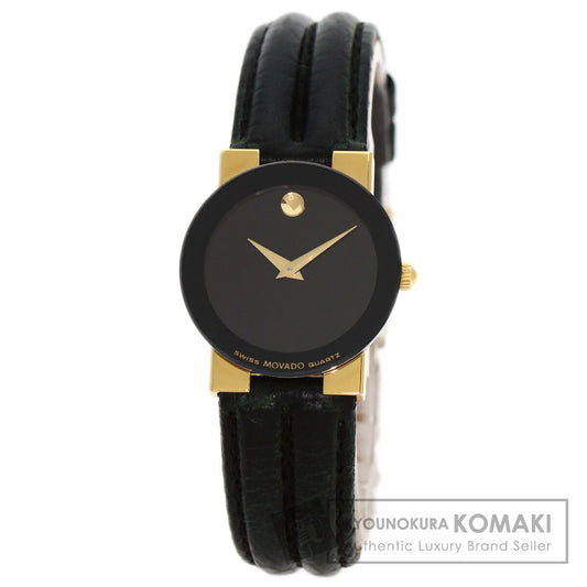 Movado モバード 81.C1.827 ラウンドフェイス 腕時計 SS レディース 中古