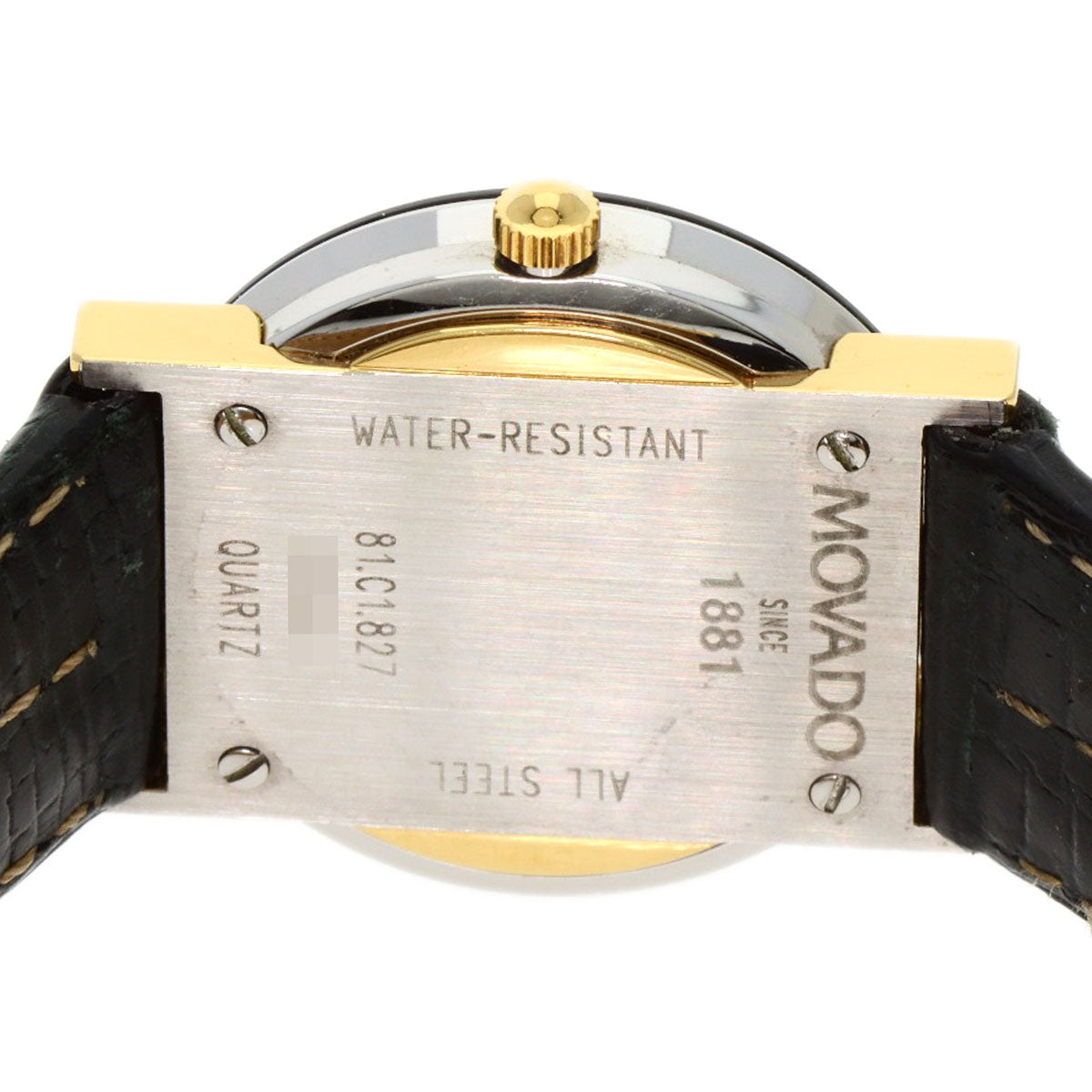 Movado モバード 81.C1.827 ラウンドフェイス 腕時計 SS レディース 中古