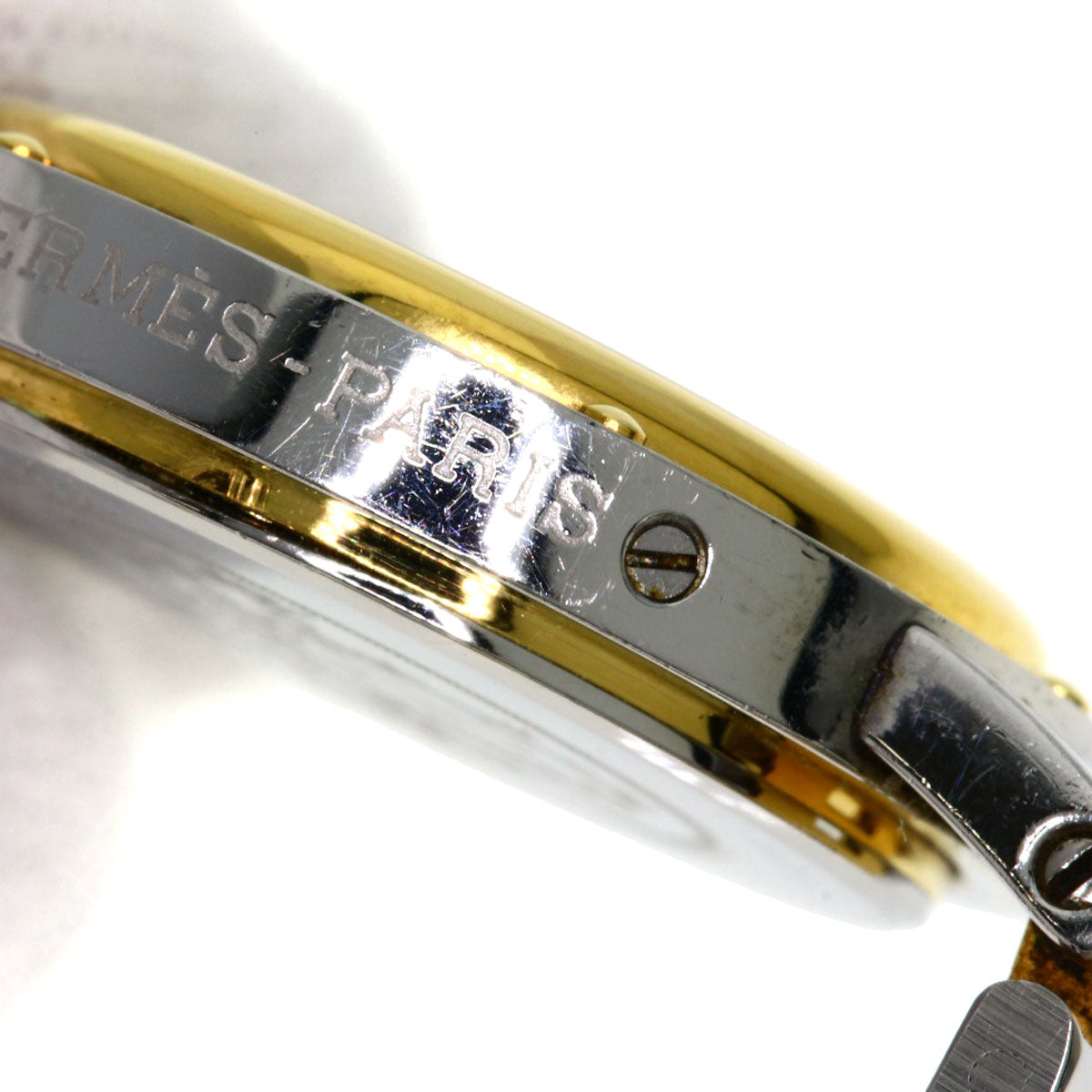 HERMES エルメス クリッパー 腕時計 SS レディース 中古