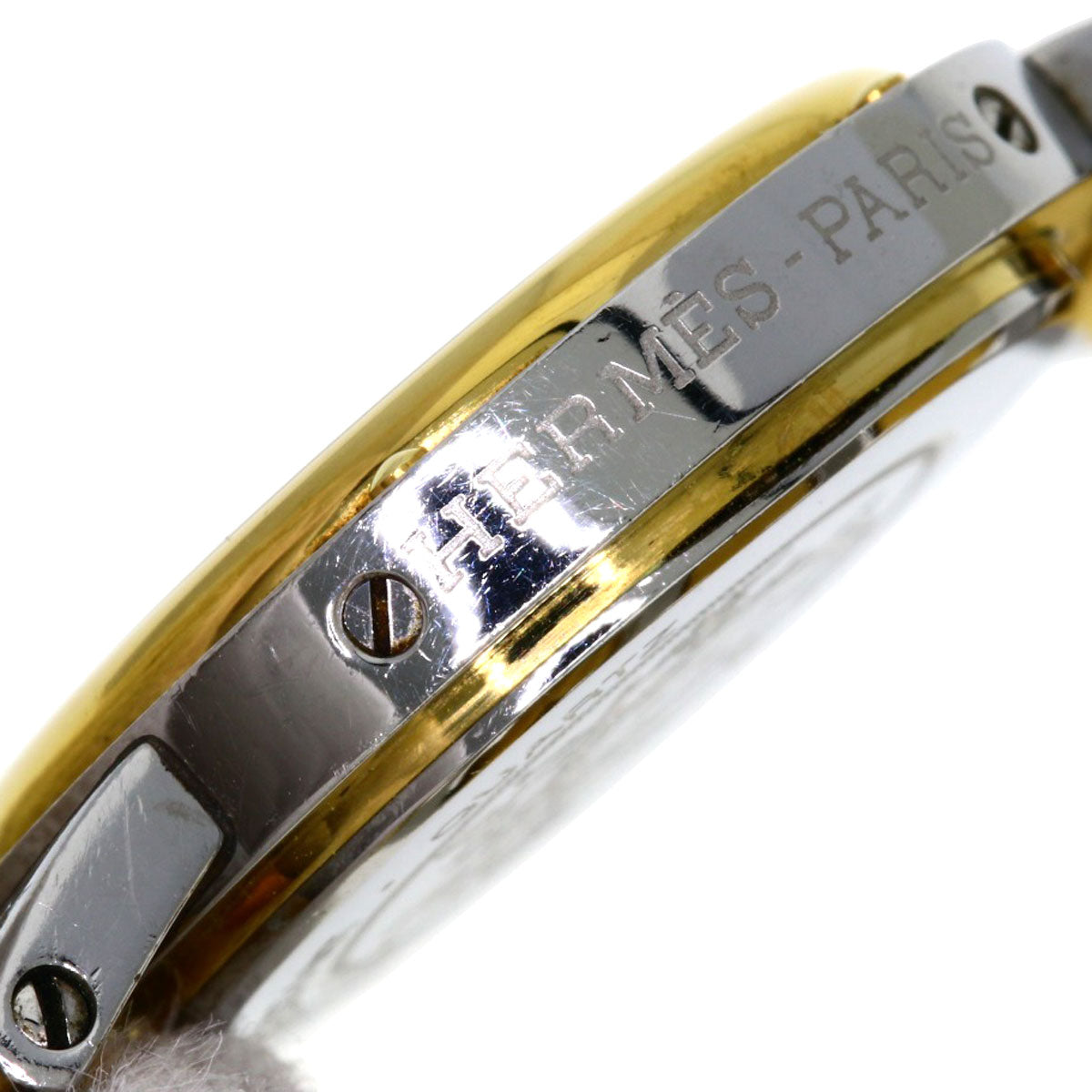 HERMES エルメス クリッパー 腕時計 SS レディース 中古
