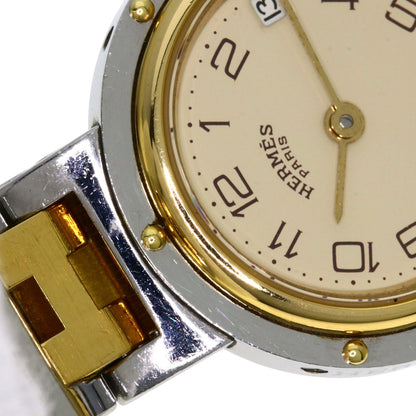 HERMES エルメス クリッパー 腕時計 SS レディース 中古