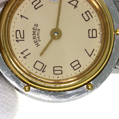 HERMES エルメス クリッパー 腕時計 SS レディース 中古