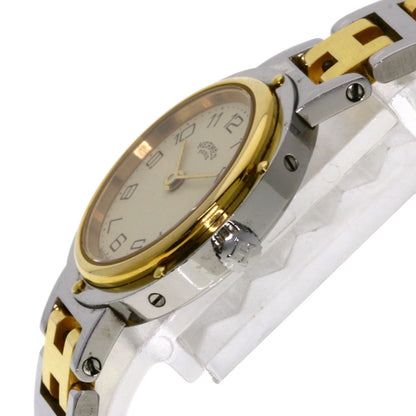 HERMES エルメス クリッパー 腕時計 SS レディース 中古