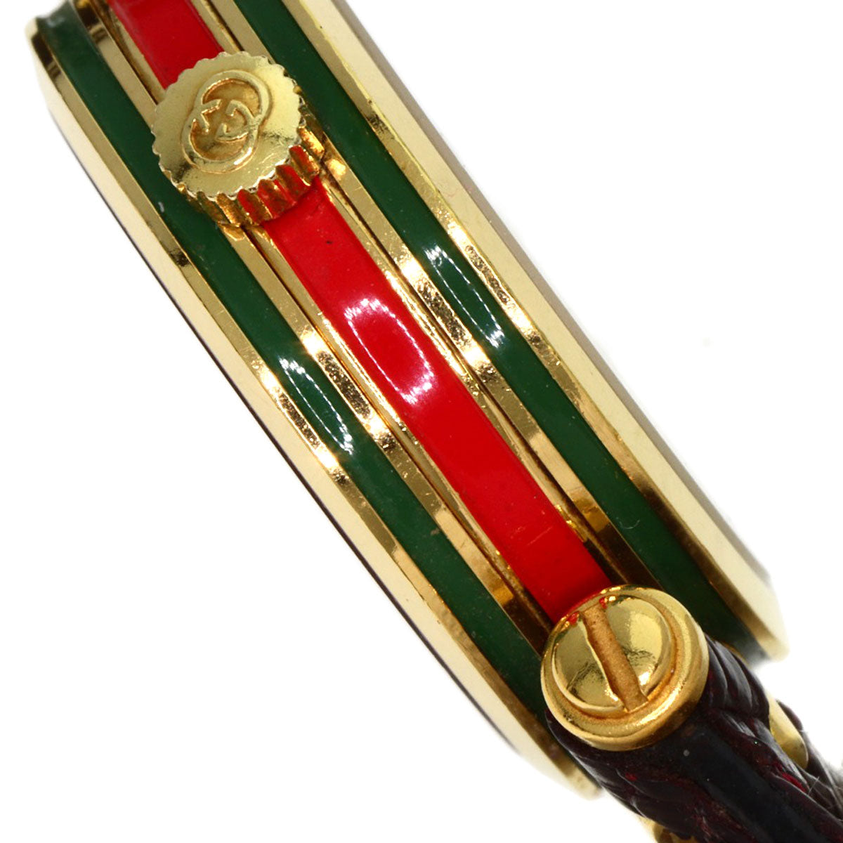 GUCCI グッチ シェリーライン 腕時計 GP レディース 中古
