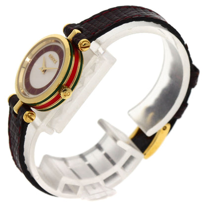 GUCCI グッチ シェリーライン 腕時計 GP レディース 中古