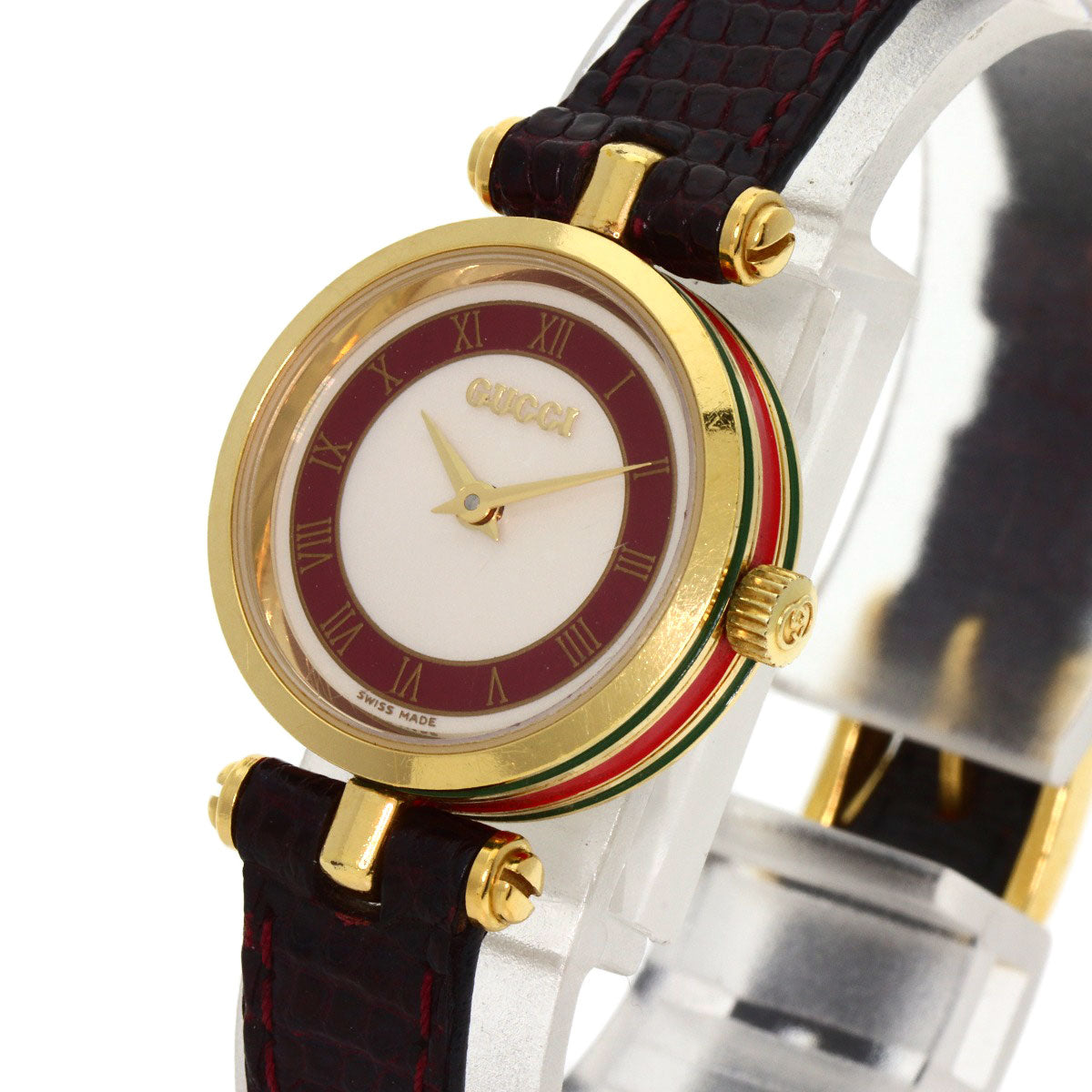 GUCCI グッチ シェリーライン 腕時計 GP レディース 中古