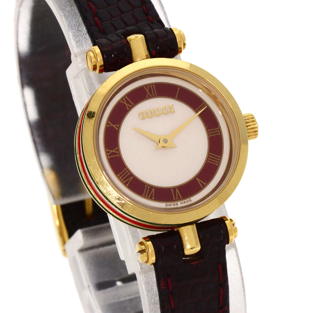 GUCCI グッチ シェリーライン 腕時計 GP レディース 中古