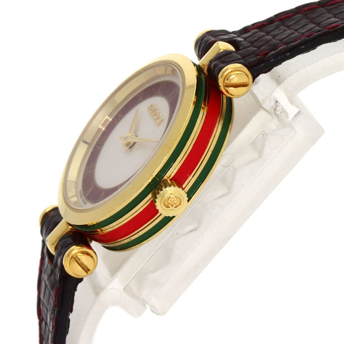 GUCCI グッチ シェリーライン 腕時計 GP レディース 中古