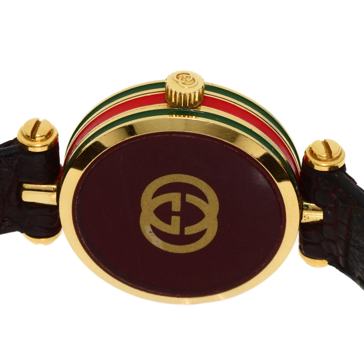 GUCCI グッチ シェリーライン 腕時計 GP レディース 中古