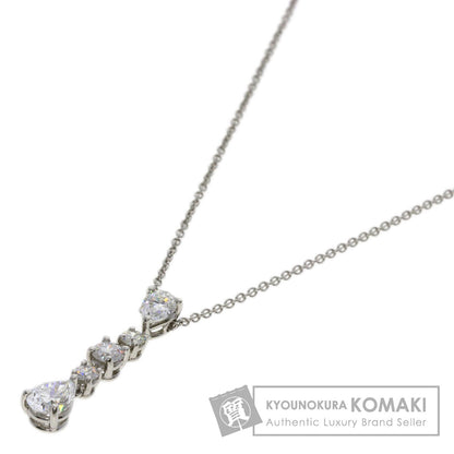 TIFFANY&Co. ティファニー スウイング ドロップ ダイヤモンド ネックレス PT950 レディース 中古