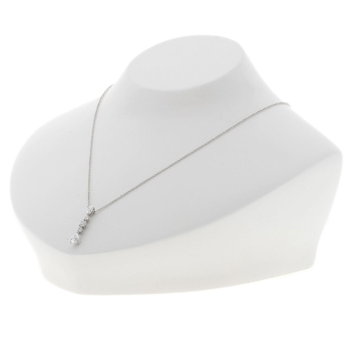 TIFFANY&Co. ティファニー スウイング ドロップ ダイヤモンド ネックレス PT950 レディース 中古