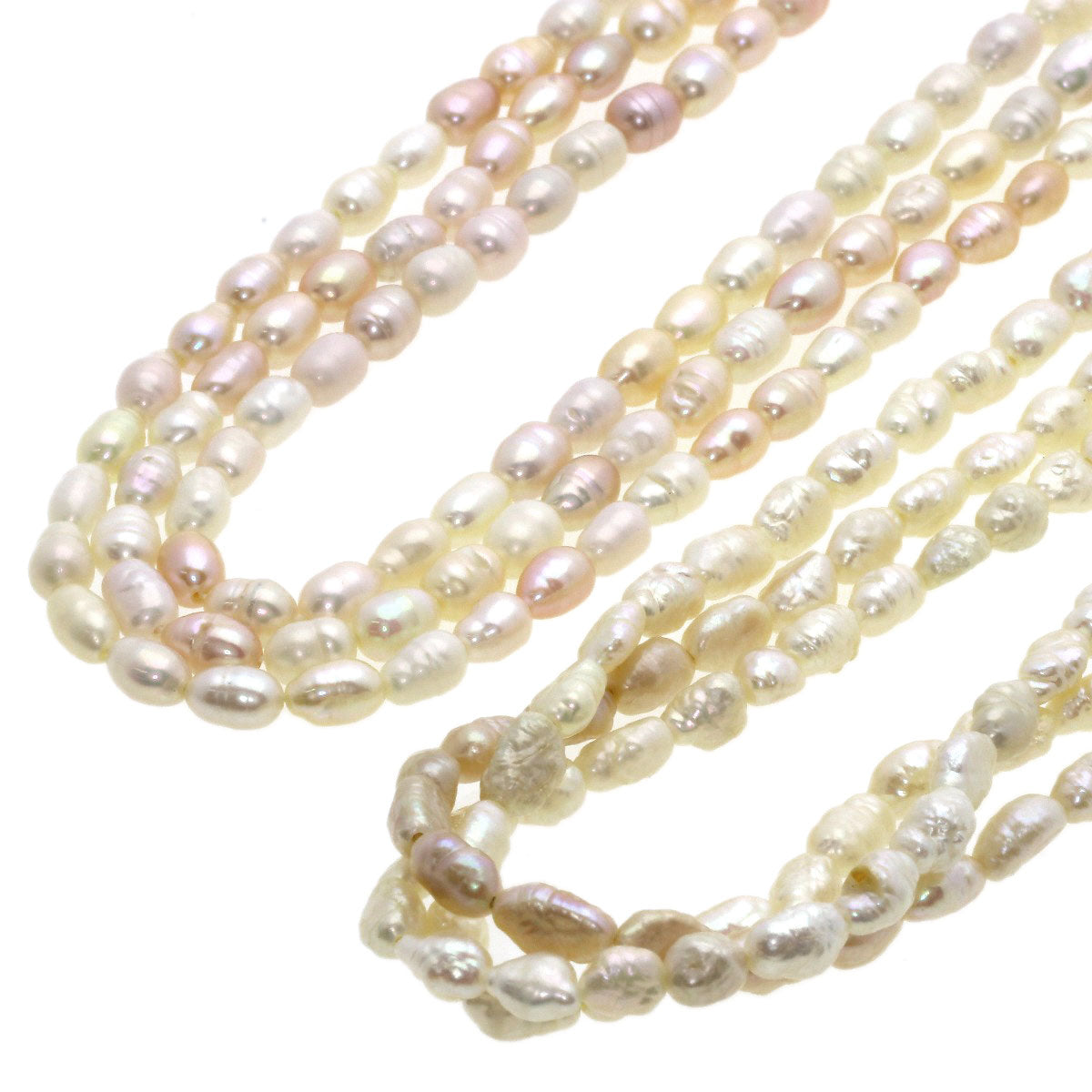 SELECT JEWELRY セレクトジュエリー 淡水パール 真珠 2本セット ネックレス SV レディース 中古