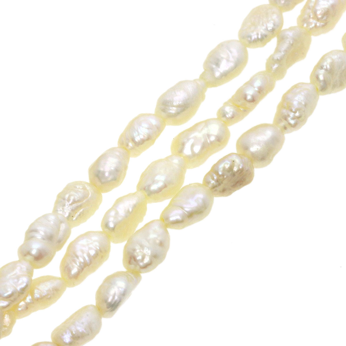 SELECT JEWELRY セレクトジュエリー 淡水パール 真珠 2本セット ネックレス SV レディース 中古
