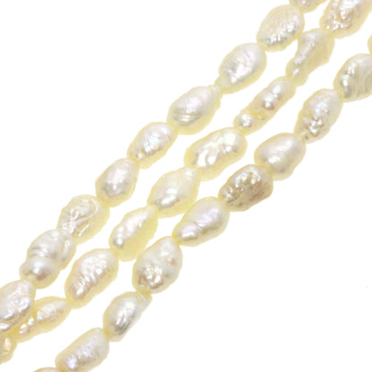 SELECT JEWELRY セレクトジュエリー 淡水パール 真珠 2本セット ネックレス SV レディース 中古