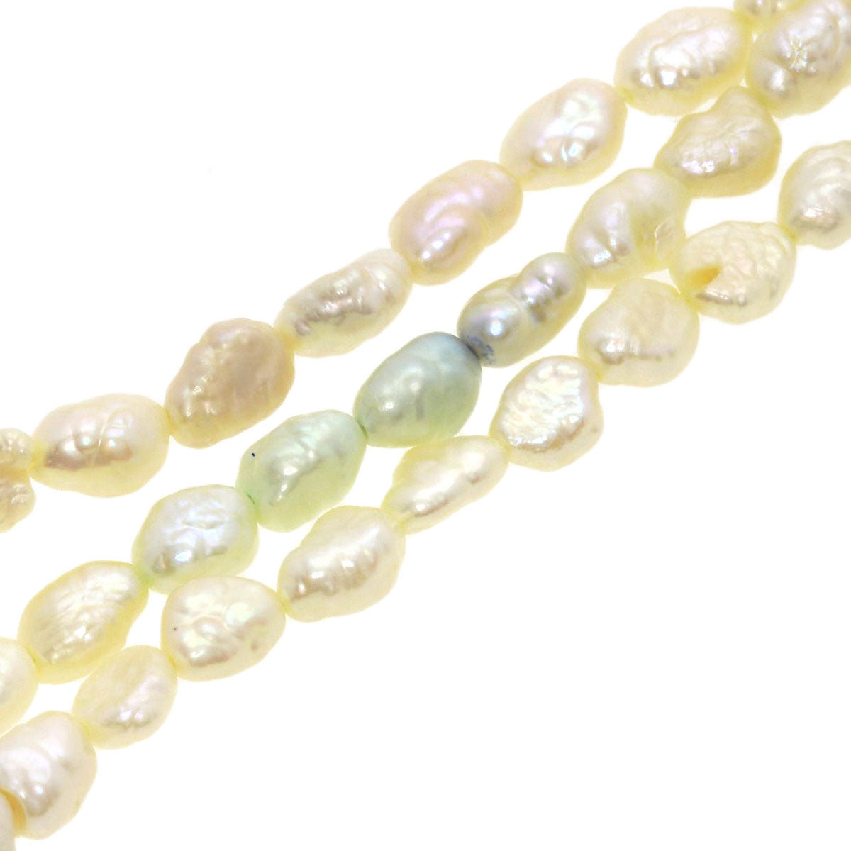 SELECT JEWELRY セレクトジュエリー 淡水パール 真珠 2本セット ネックレス SV レディース 中古