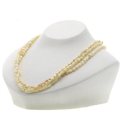 SELECT JEWELRY セレクトジュエリー 淡水パール 真珠 2本セット ネックレス SV レディース 中古