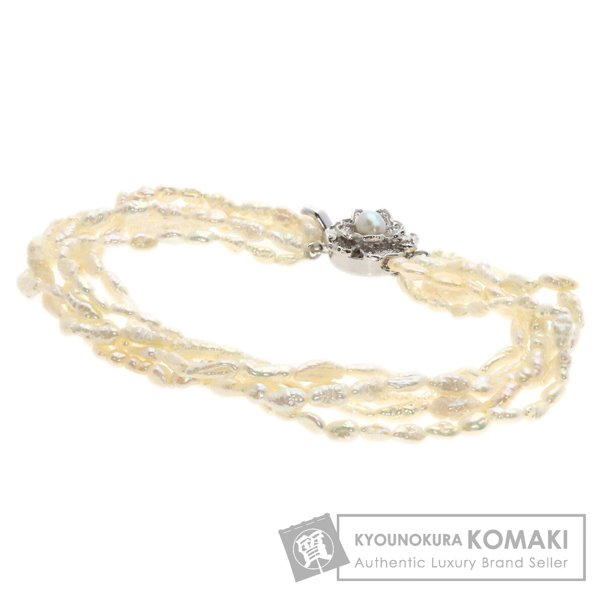 SELECT JEWELRY セレクトジュエリー ケシパール 真珠 ブレスレット SV レディース 中古