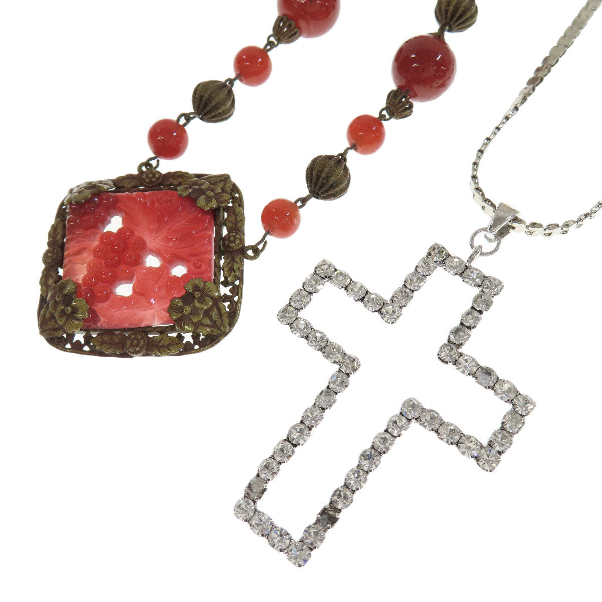SELECT JEWELRY セレクトジュエリー ブローチ カンザシ ネックレス 10点セット ブローチ 金属製 レディース 中古