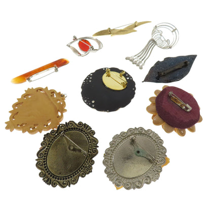 SELECT JEWELRY セレクトジュエリー ブローチ10個セット ブローチ 金属製 レディース 中古